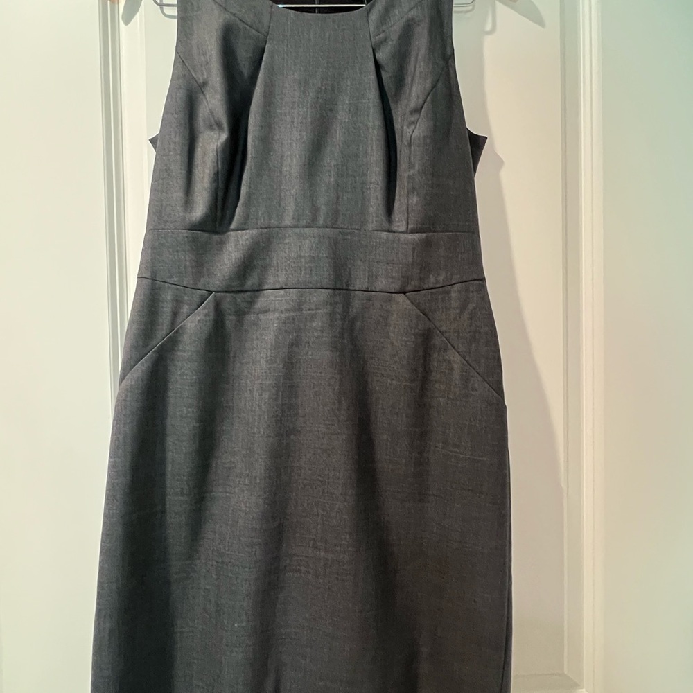 J. Crew Charcoal Midi Dress